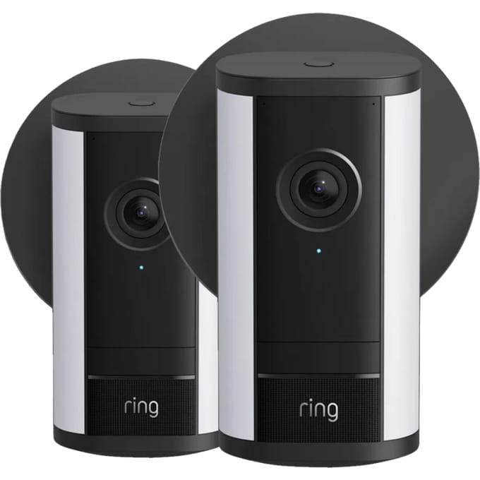 Ring Spotlight Camera Pro 2e Generatie Stekker Zwart Duo Pack
