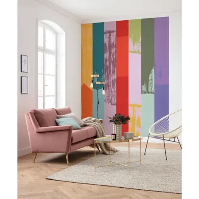 Fotobehang - Fehlfarben 200x250cm - Vliesbehang