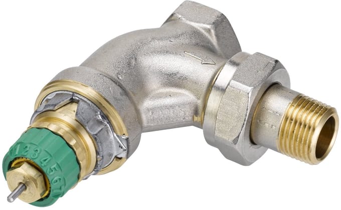 Danfoss RA-DV 10 dynamic radiator valve angled 3/8"