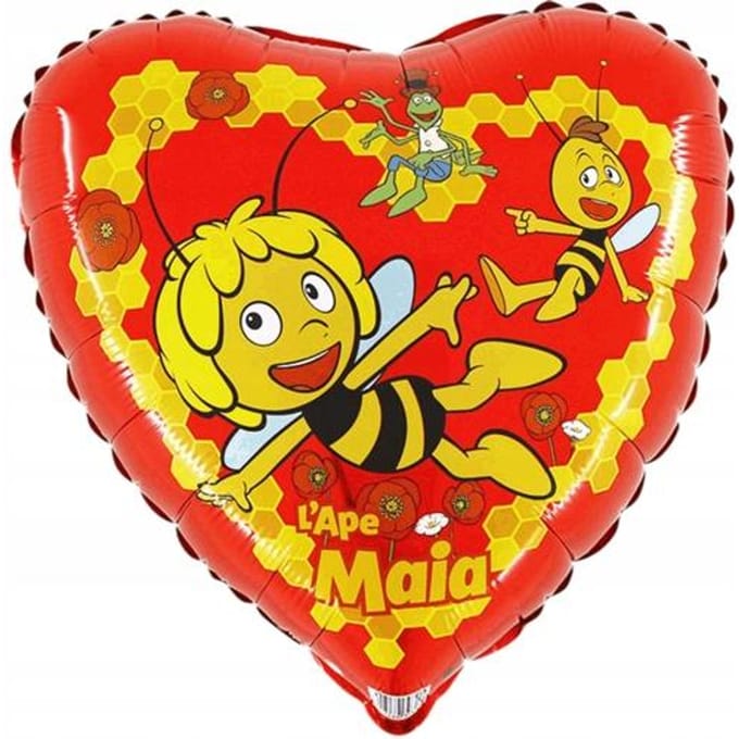 Ballon en Aluminium Cœur de Mai, 18  1 Pièce