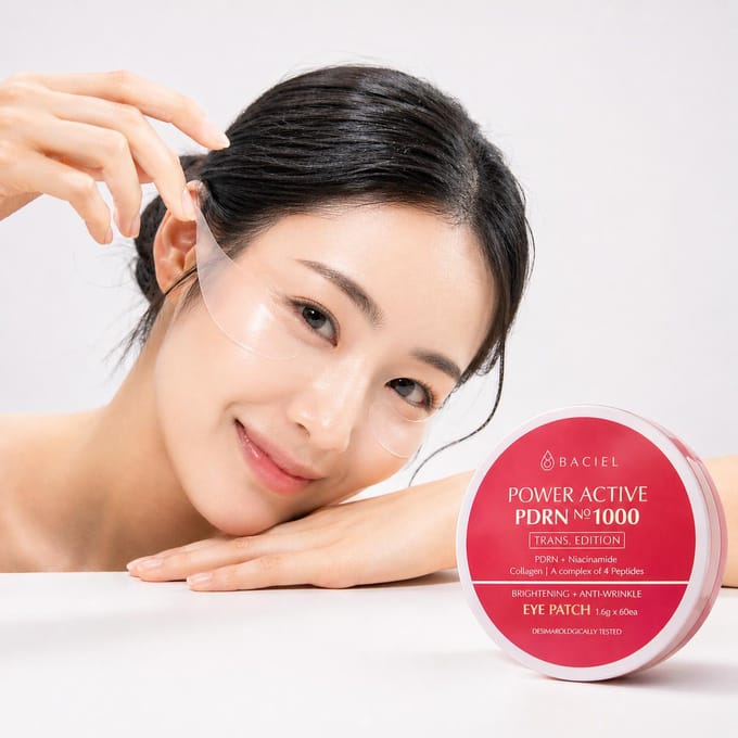 [BACIEL] Power Active PDRN 1000 Eye Patch 1.6g*60EA black