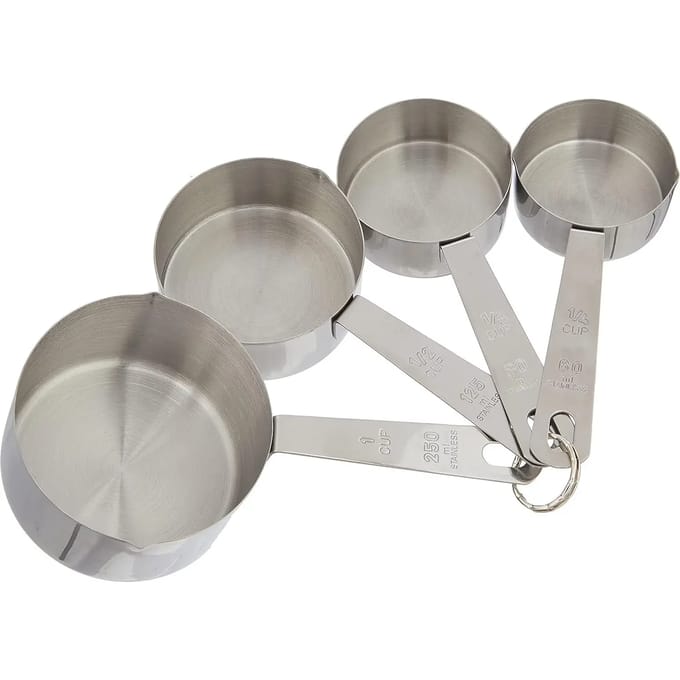 Set van 4 maatschepjes Lacor 18/10
