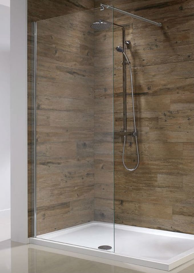 Linea Uno Inloopdouche Göteborg Nano - 100x200cm - 101100 - Helder Glas 8mm