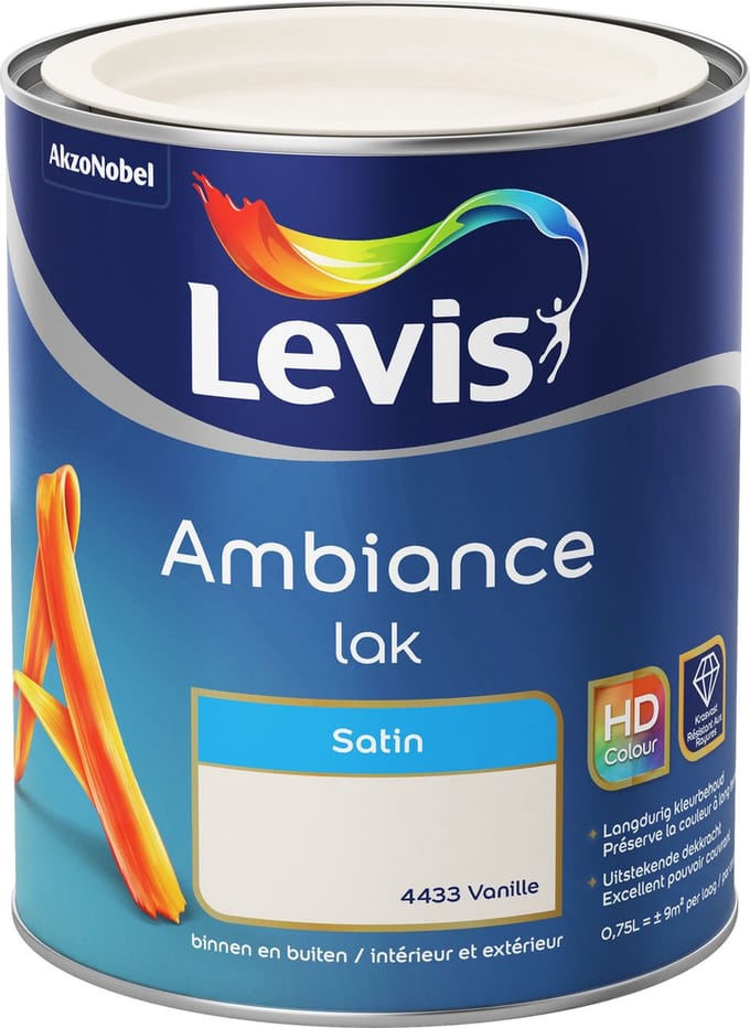 Levis - Ambiance Lak Satin - Vanille - 0,75 L