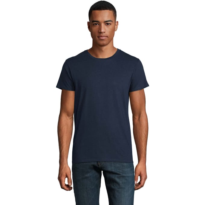 SOLS Heren Kruisvaarder T-Shirt (Denim)
