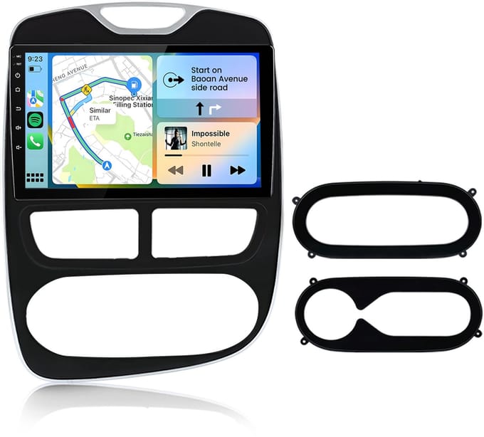 Hexinex Octa-Core autoradio Geschikt voor Renault 4 (2012-2016) - Draadloos CarPlay, Android Auto, multimediaspeler, Android 15, 4GB+64GB