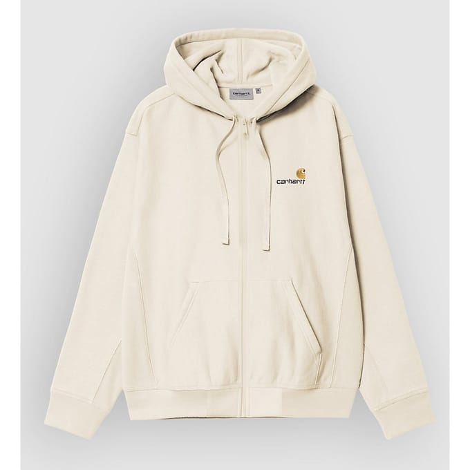 Carhartt American Script Jas Met Capuchon Beige