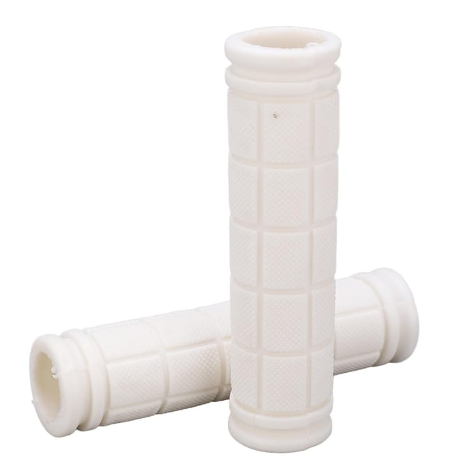 1 Paar Fiets Handvat Grip Rubber Fiets Stuur Handvatten Cover Fietsen Vervangingsonderdelen Wit white