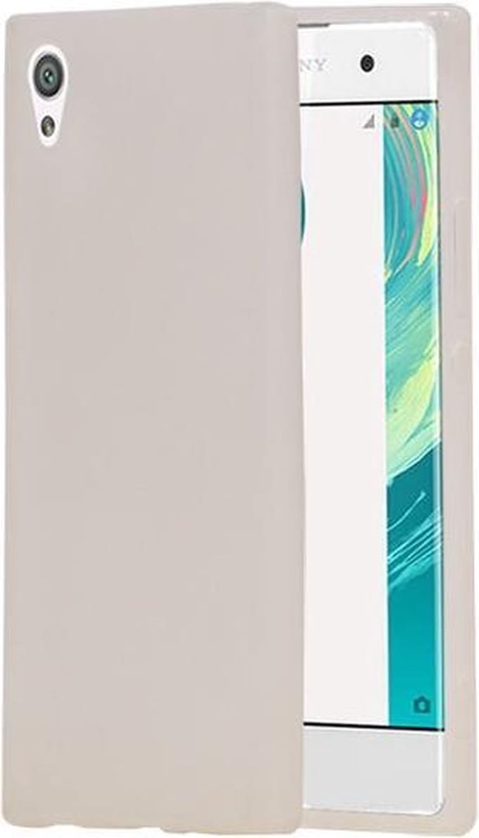 BestCases.nl Sony Xperia XA1 TPU back case hoesje transparant Wit