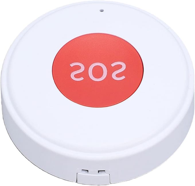 Noodoproep Systeem - Zorg Pager - Hulp Inroepen - Gratis App Meldingen - 47 gram - Wit