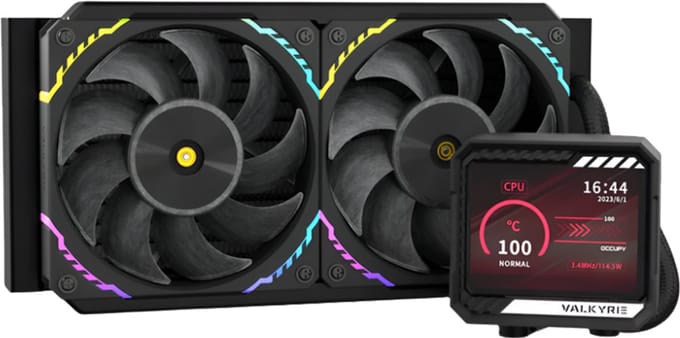 Valkyrie V240 Serie - Waterkoeling - LCD Display - RGB - 240mm
