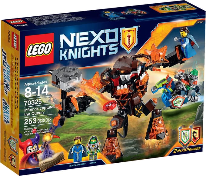LEGO NEXO KNIGHTS Infernox captures the Queen, Bouwpakket, 8 jaar, 253 stuk(s)