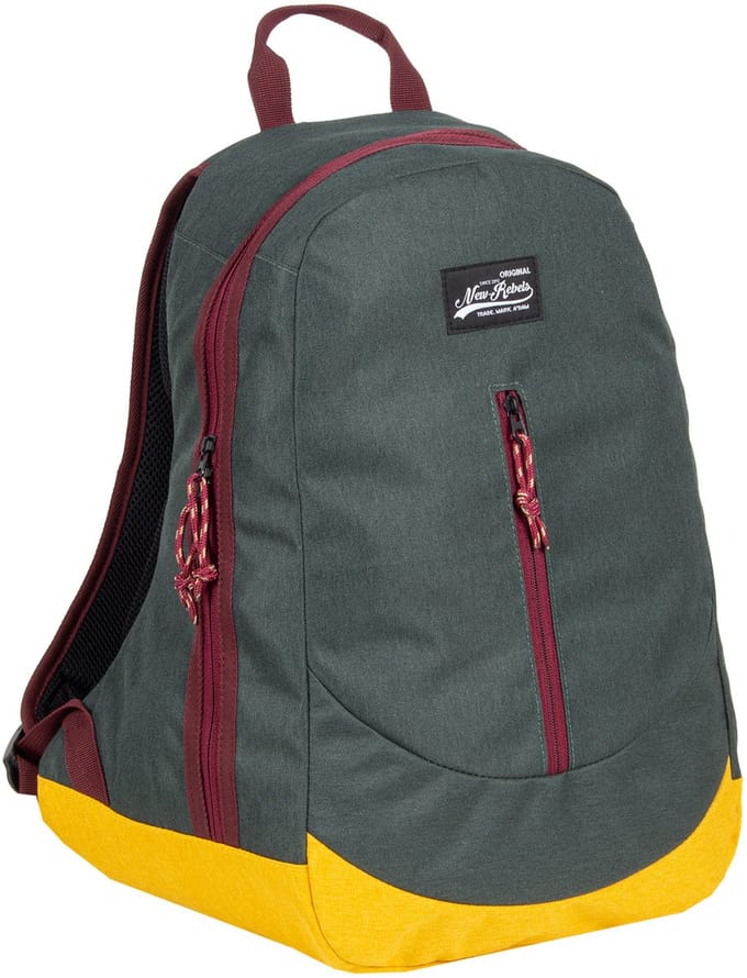 New Rebels® Andes - Rugtas - Groen - 25L - 40x15x48cm - Rugzak / Backpack