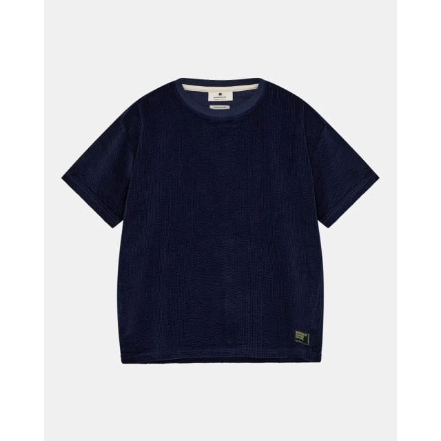 Anerkjendt 901979 kvillads corduroy s/s tee 3059 sky captain