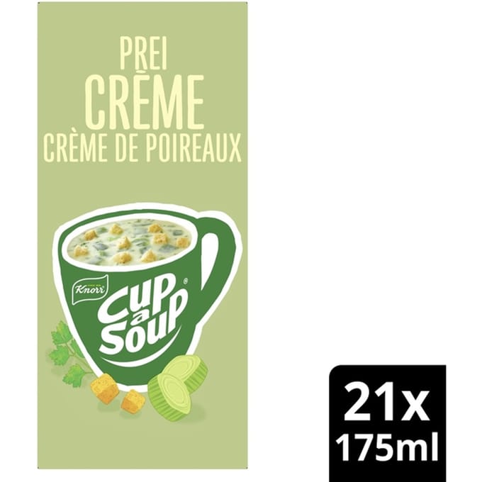 Knorr | Cup-A-Soup Prei Creme | 21 x 175 ml