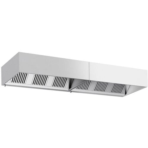 GGM Gastro Kastenhaube - 3600mm - mit Filter & Lampe Zilver