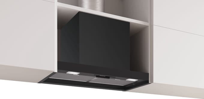 Bosch DBB63BC60 - Serie 2 - Afzuigkap - Geïntegreerde schouwkap - 60 cm - Zwart