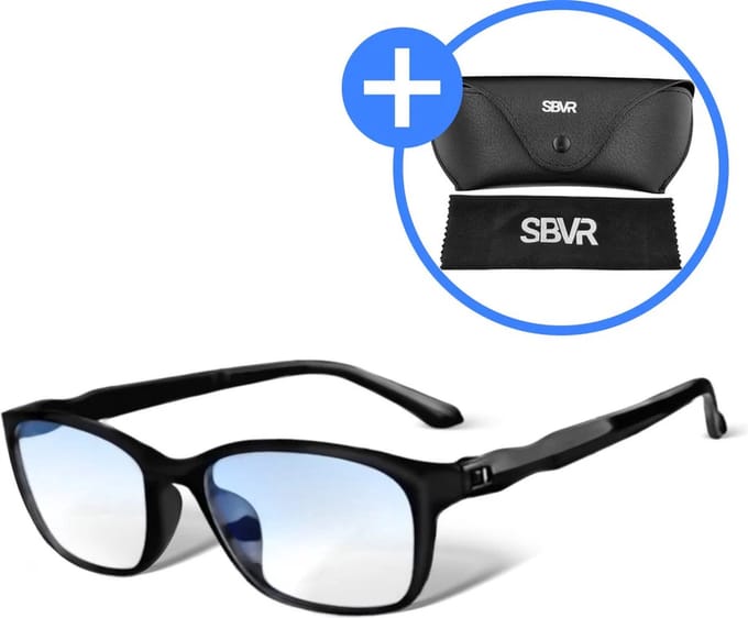 Blauw Licht Bril - Sterkte +2 - Blue light Glasses - Computerbril - Beeldschermbril - Unisex