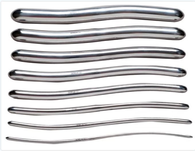 Belux Surgical Instruments / Hegar Metalen Dilator Set - 8 Stuks