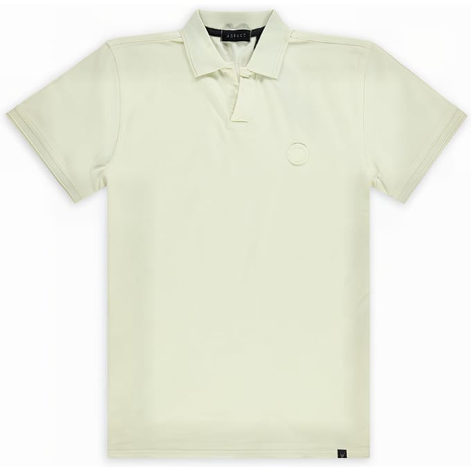 Aspact Leather Polo 1.0 Aqua Größe: S | Poloshirts Outlet | Unisex | Cyan