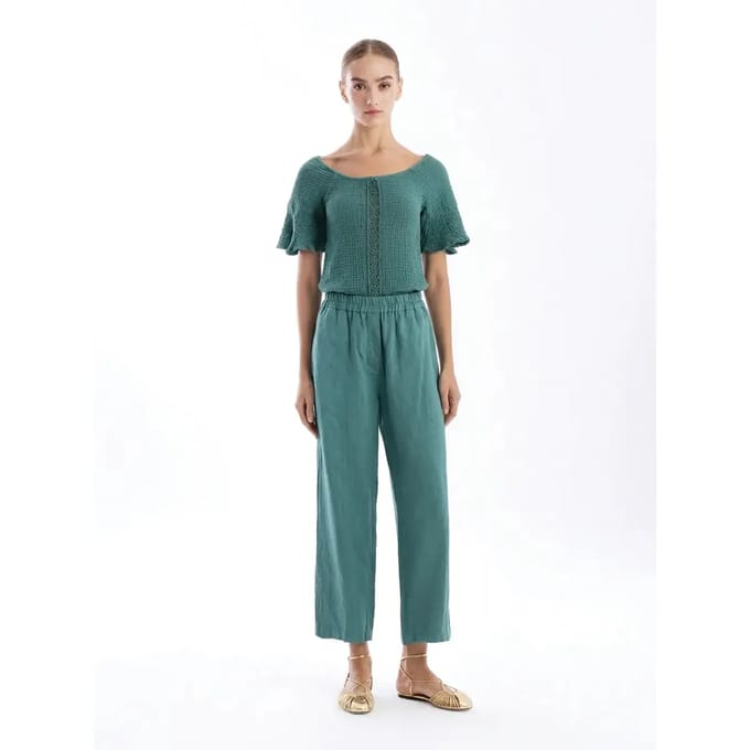 Luxe Linne Broek Dames Haris Cotton