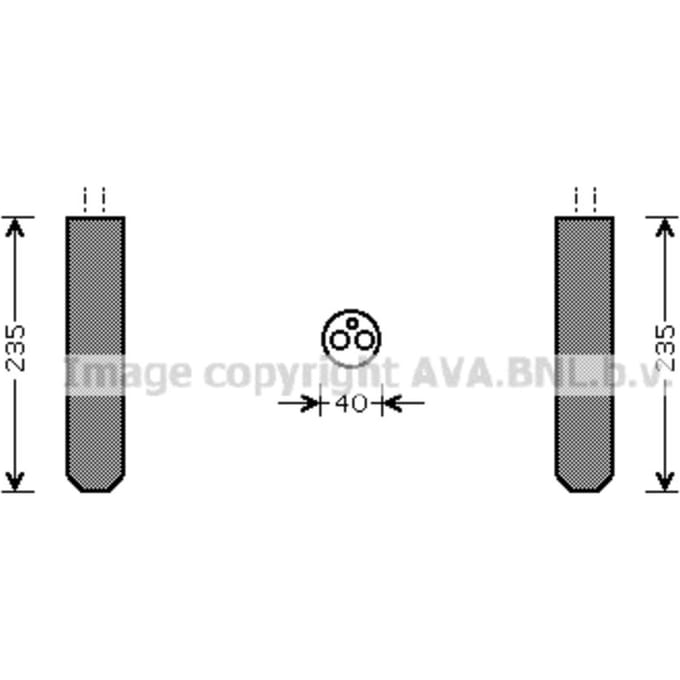Droger, airconditioningsysteem AVA COOLING TOD017