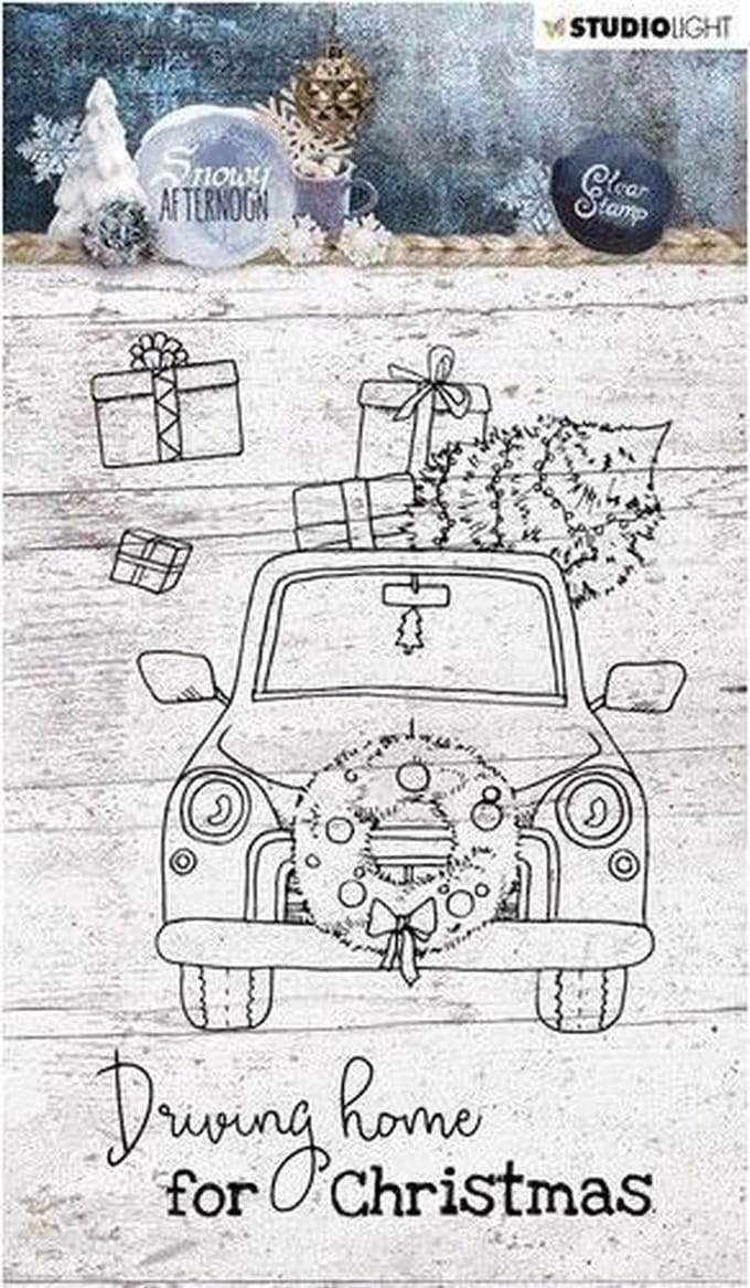 Studio Light • Clear stamp A6 Snowy afternoon nr.397