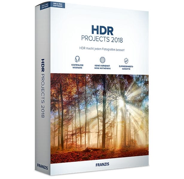 Franzis HDR projects 2018 Mac