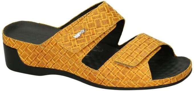 Vital -Dames - oker - slippers & muiltjes - maat 40
