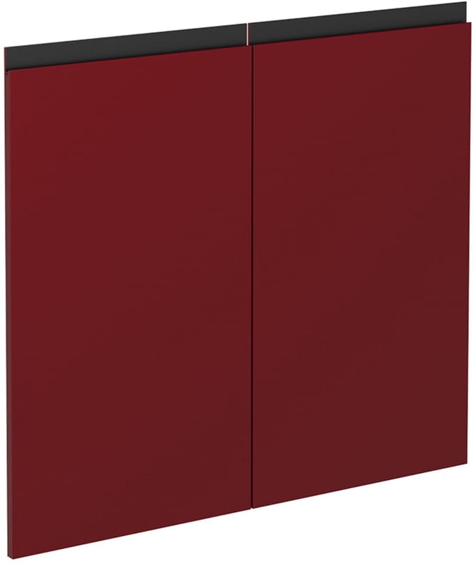 Vicco R-Line Keukenfront – 79.2 x 71.3 cm meubelfront voor de spoelonderkast Rood