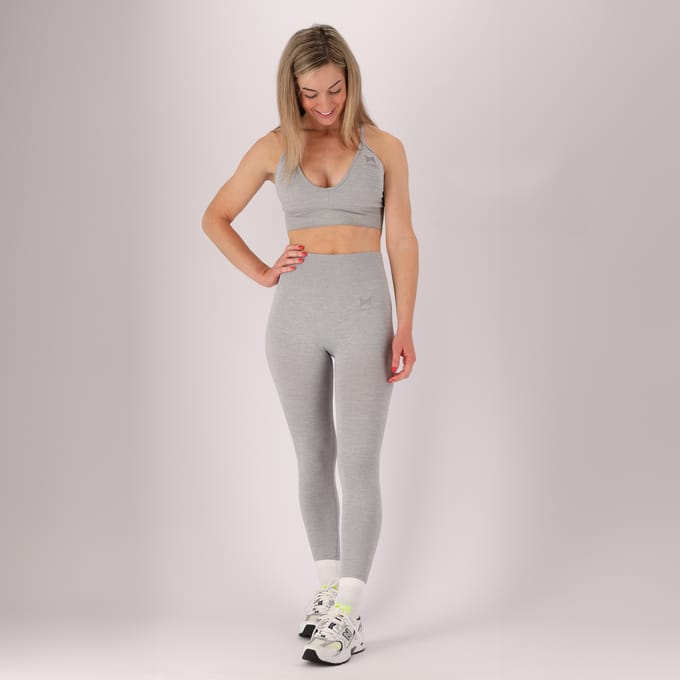 Morethansocks - Sport bh dames - Grijs - M - 1-Stuk - Sport bh's