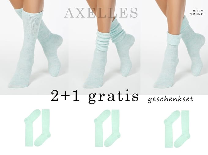 Kniekousen 2+1gratis, geschenkset, maat 36/37 (23).