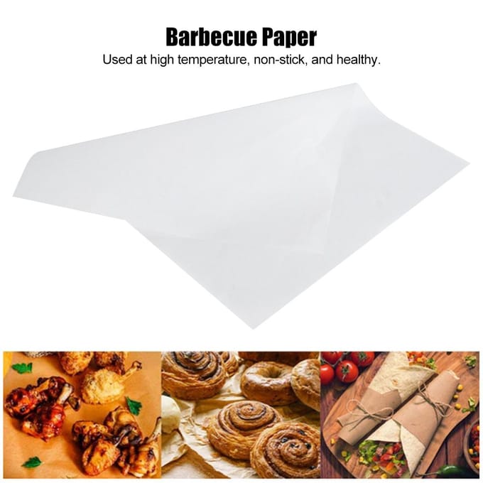 100 Stuks Anti-aanbak Bakpapier Bakvellen Siliconen Bakmat Keukenaccessoires(Wit ) wit