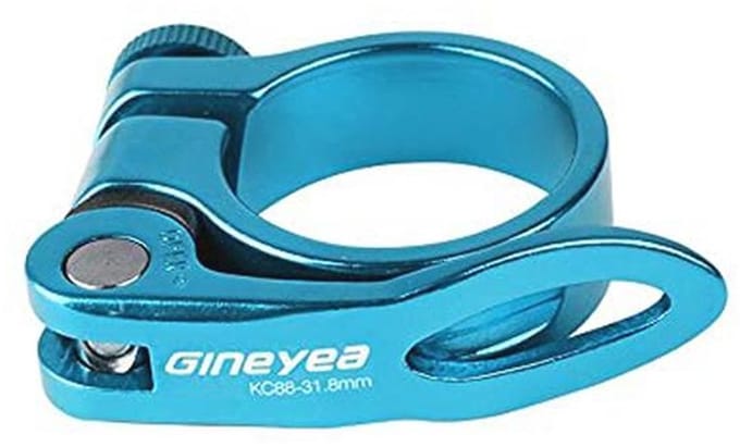 Zadelklem voor fiets met snelspanhendel - 31,8 mm en 34,9 mm