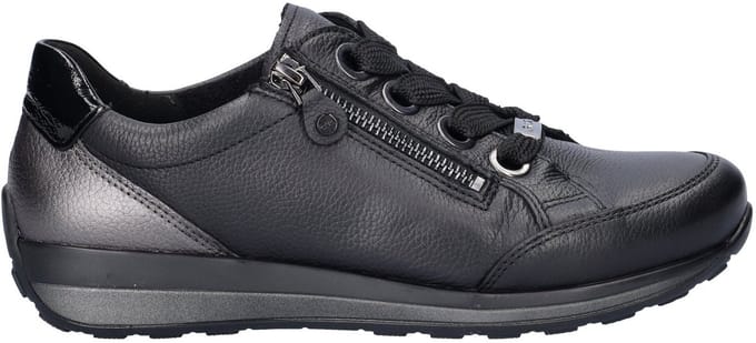 Ara Osaka dames sneaker - Zwart zwart - Maat 36,5