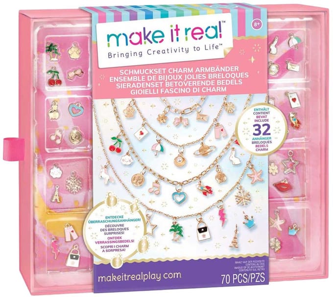 Make it Real - DIY 'Betoverende Bedels' Sieradenset - Maak 4 unieke kettingen