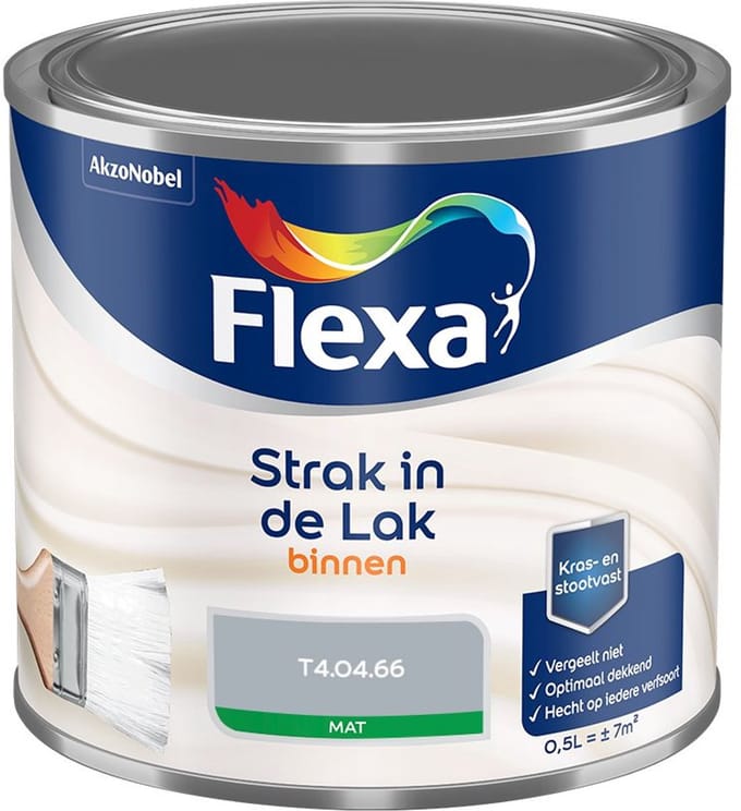Flexa - Strak In De Lak Binnenlak Mat - T4.04.66 - Mengverf - 500 Ml