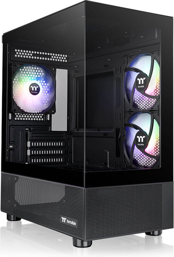 Thermaltake View 170 TG ARGB Micro - PC Case - Behuizing - Gehard Glas - 3x120mm Ventilator - Zwart