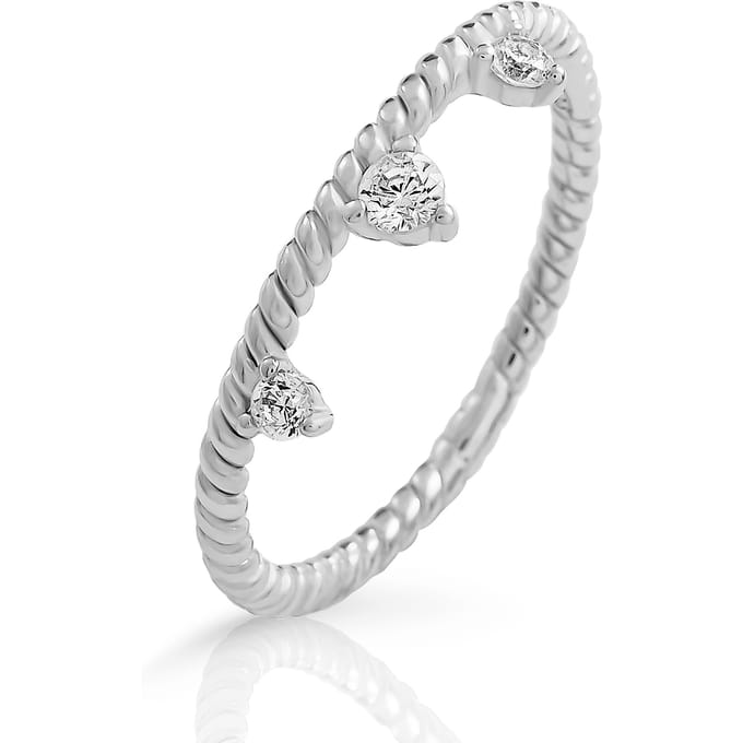Orphelia 'Crown' Damesring van 925 Sterling Zilver - Zilver ZR-7529