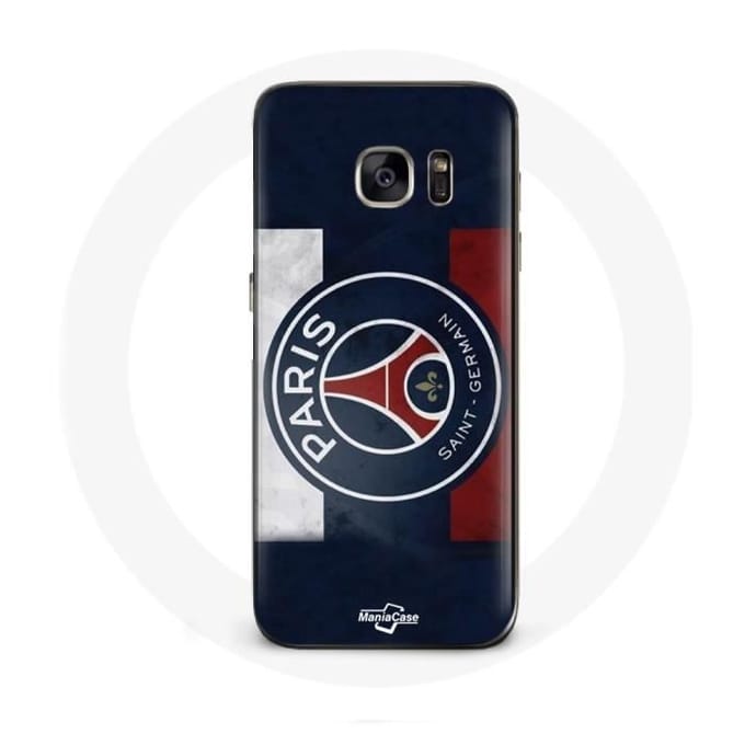 Coque - Paris Saint Germain - Samsung Galaxy S7 - Souple - Logo PSG - Protection