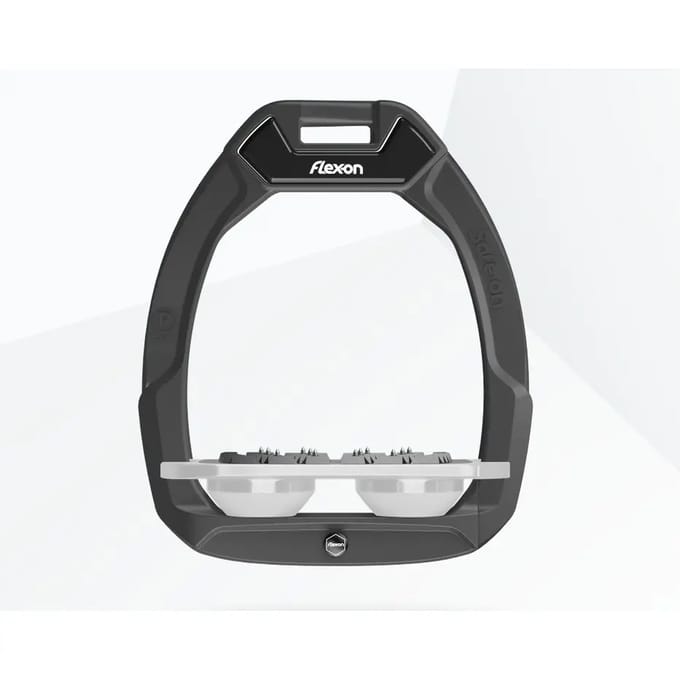 Veiligheidsstijgbeugels Plat Ultra Grip Antraciet/Grijs/Wit Flex-On Safe-On