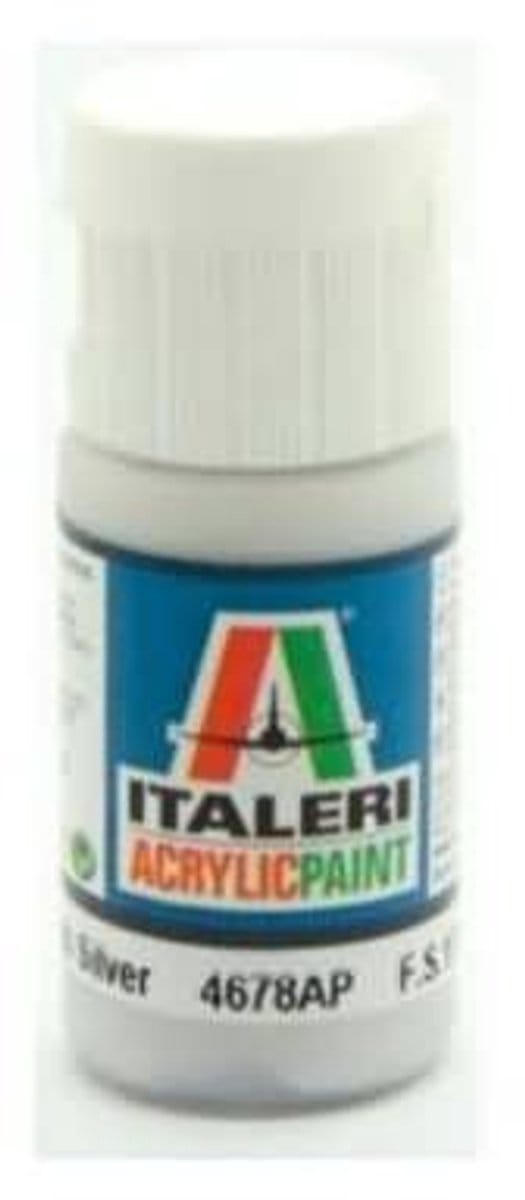 Italeri 4678ap - Gloss Silver - Modelbouwverf Acryl