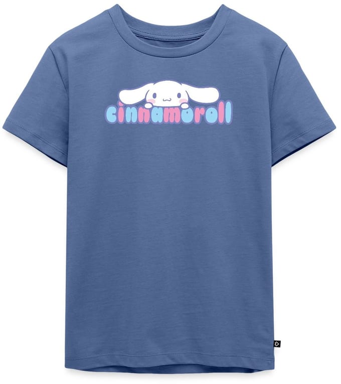 Cinnamoroll Gluurt Over De Letters Premium T Shirt Kinderen