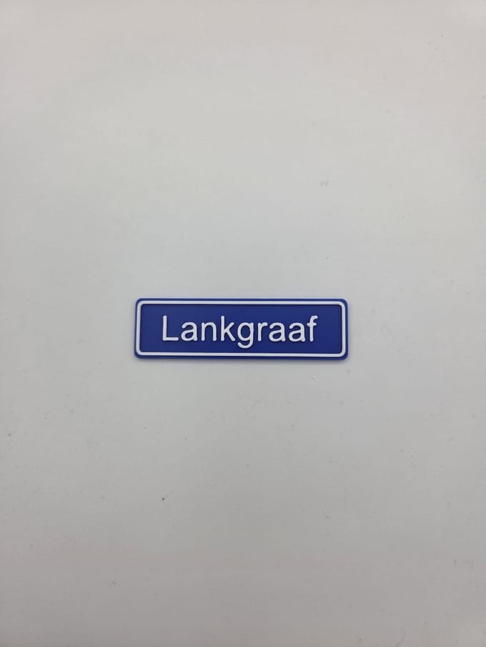 3D plaatsnaam speldje Lankgraaf