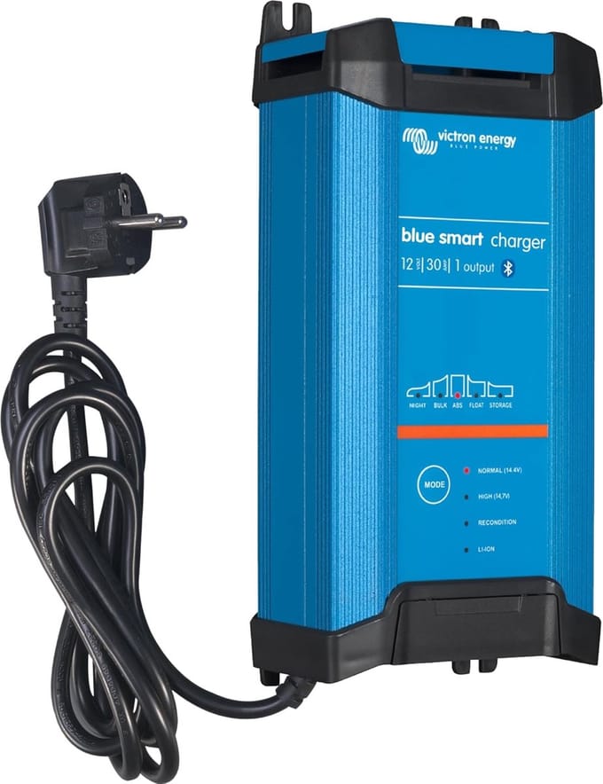 Batterij Oplader 12V 30A met Bluetooth en Enkele Uitgang