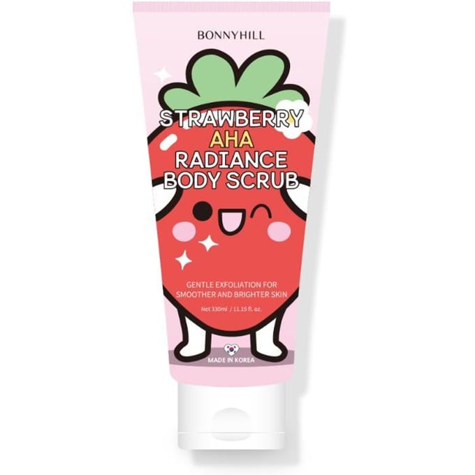 BONNYHILL Gommage Corporel AHA Fraise Éclat (330ml) red