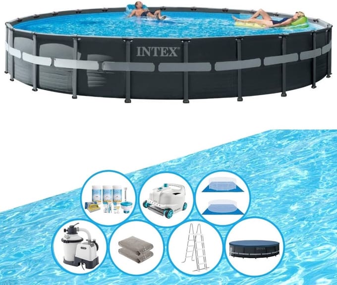 Intex Zwembad Ultra XTR Frame - Met accessoires - 732x132 cm