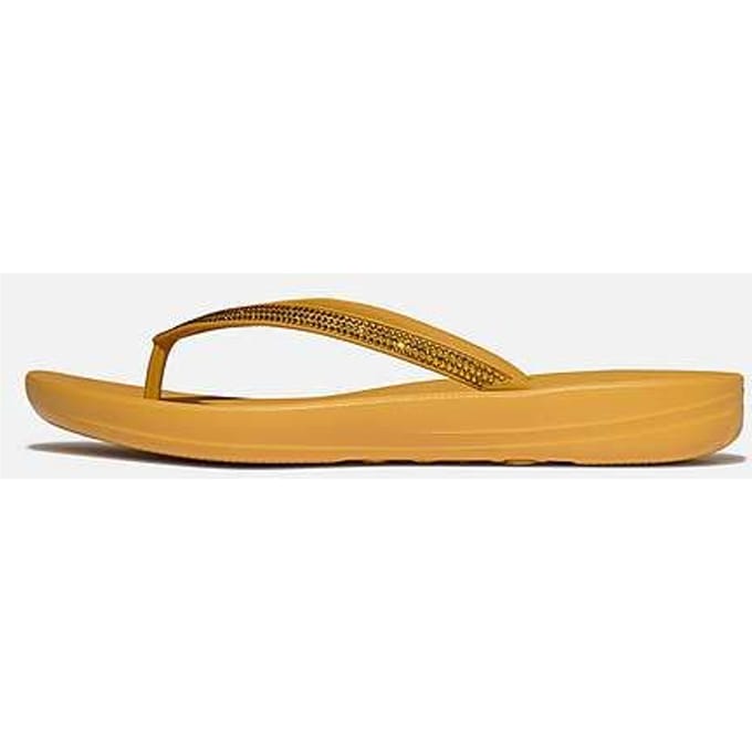 FitFlop Iqushion Sparkle TPU Dames Slippers - Turmeric