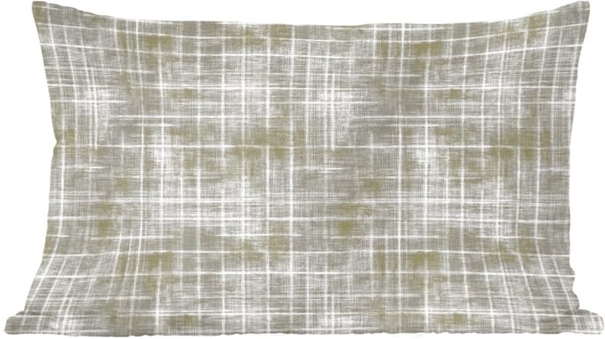 Sierkussens - Kussentjes Woonkamer - 60x40 cm - Linnen - Patroon - Groen