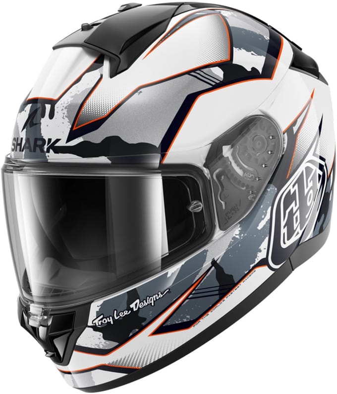 Shark Ridill 2 Matrix Camo Wit Zilver Rood WSR Integraalhelm - Helm